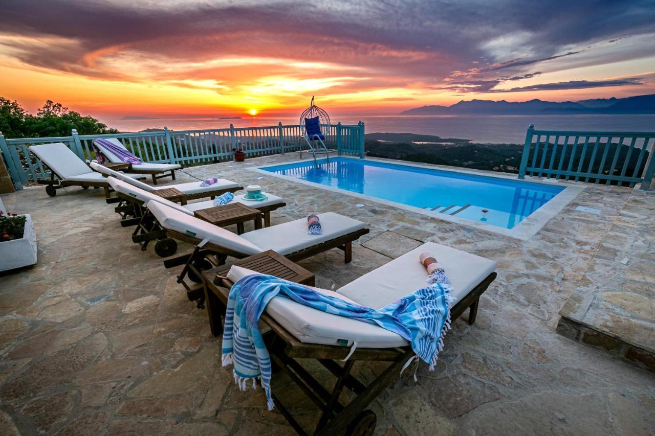 Villa Orizontas Corfu, Private Villa With Breathtaking Views Loutses Dış mekan fotoğraf