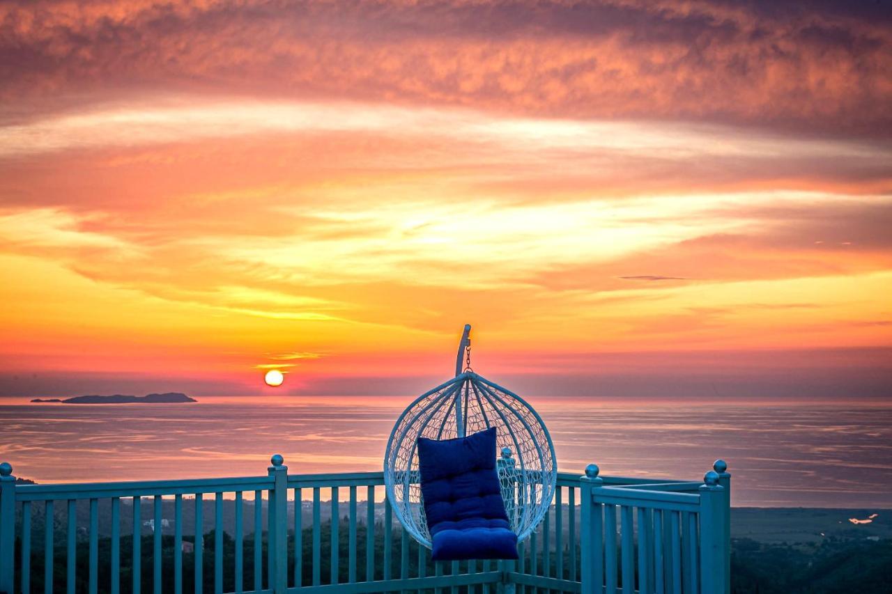 Villa Orizontas Corfu, Private Villa With Breathtaking Views Loutses Dış mekan fotoğraf