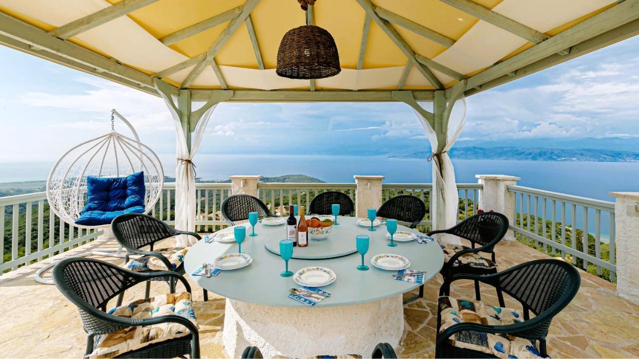 Villa Orizontas Corfu, Private Villa With Breathtaking Views Loutses Dış mekan fotoğraf