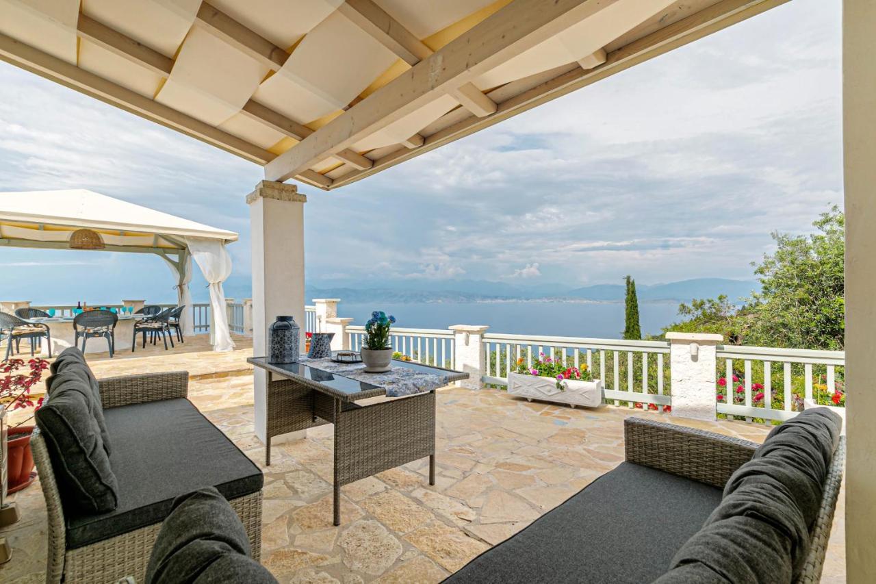 Villa Orizontas Corfu, Private Villa With Breathtaking Views Loutses Dış mekan fotoğraf
