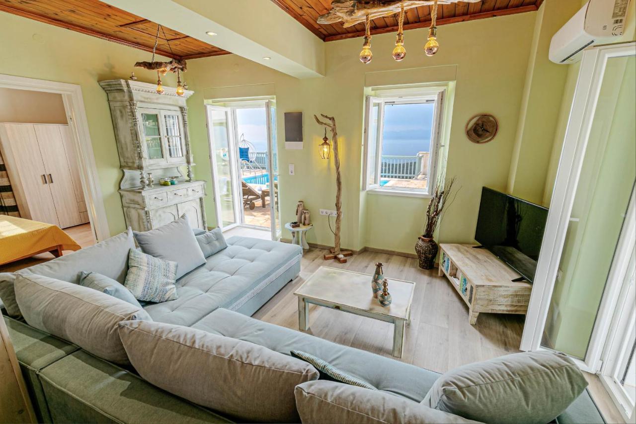 Villa Orizontas Corfu, Private Villa With Breathtaking Views Loutses Dış mekan fotoğraf