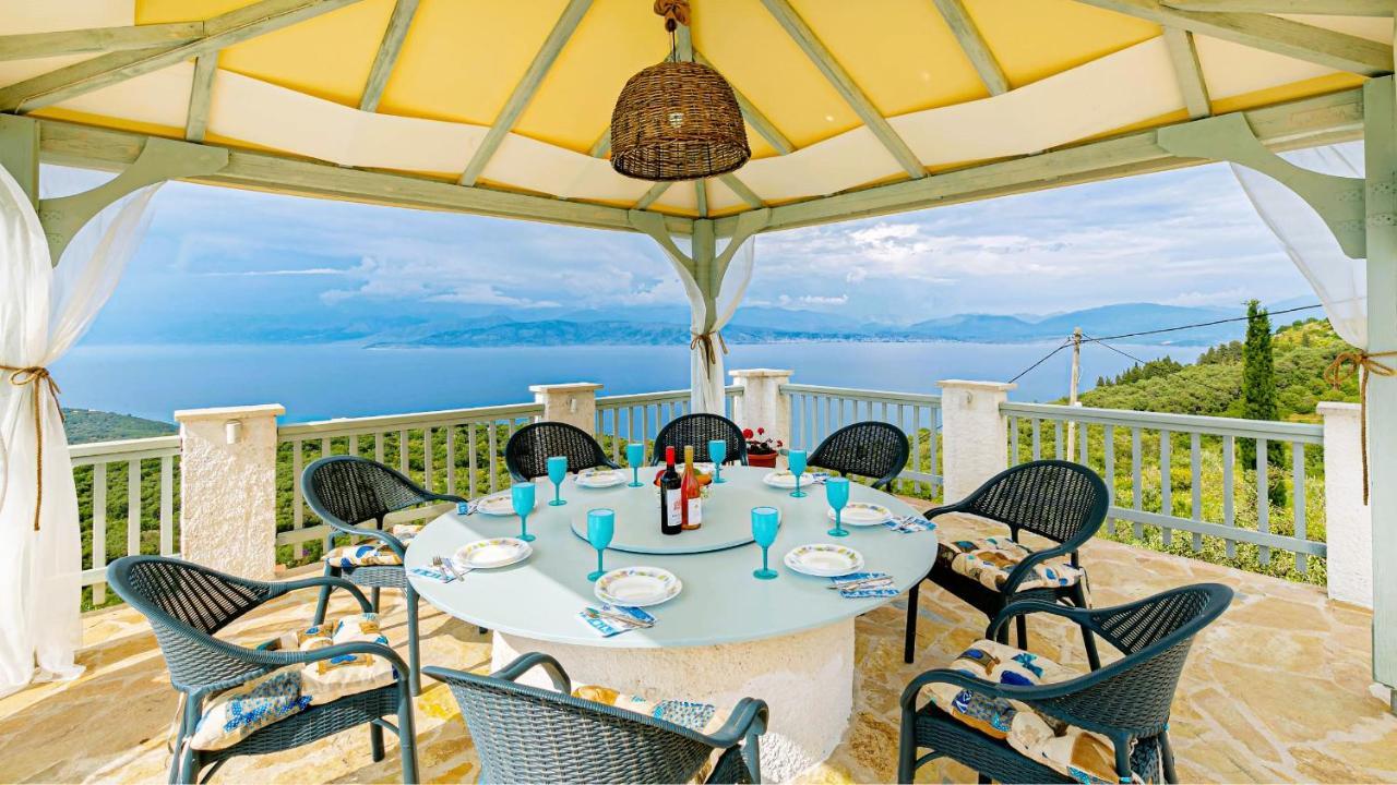 Villa Orizontas Corfu, Private Villa With Breathtaking Views Loutses Dış mekan fotoğraf