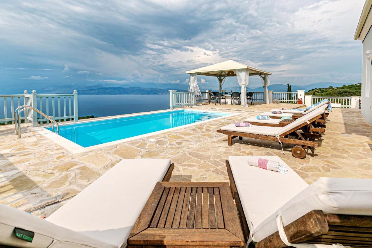 Villa Orizontas Corfu, Private Villa With Breathtaking Views Loutses Dış mekan fotoğraf